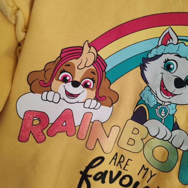 pawpatrol, mikina, detskamikina, zltamikina, pawpatrolmikina, detskeoblecenie, reuse, trnava, baterkaren,