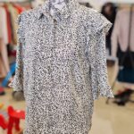reusecentrum, baterkaren, F&F, blúzka, dámska, 38, vzorovaná, štýlová, elegantná, originálna