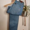 reusecentrum, baterkaren, Lee, dámske, rifle, slim, stredne modré, W28, L35