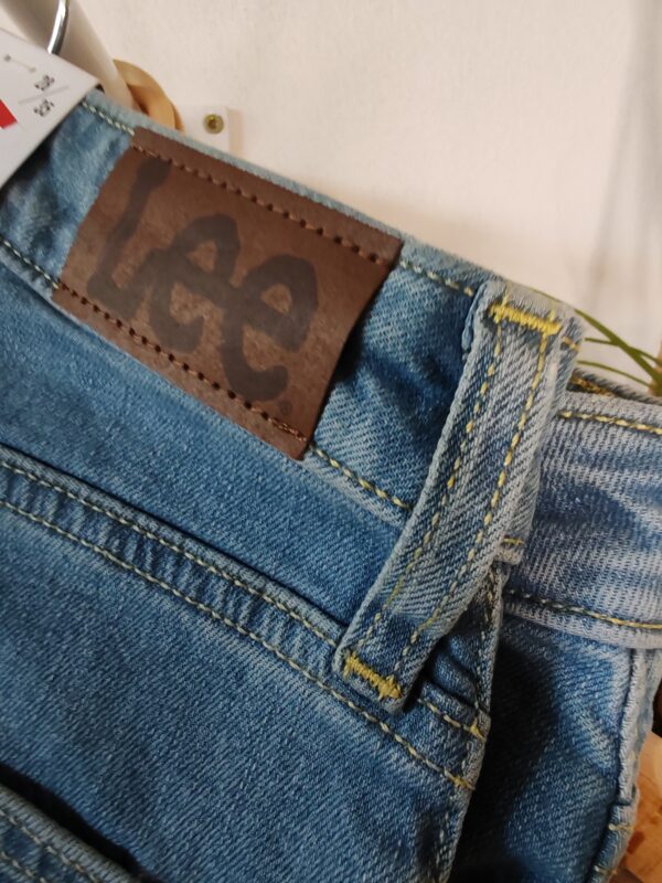 reusecentrum, baterkaren, Lee, dámske, rifle, slim, stredne modré, W28, L35