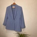 reusecentrum, baterkaren, Orsay, sako, bledomodré, elegantné, business casual, M, jarné sako, nadčasový kúsok