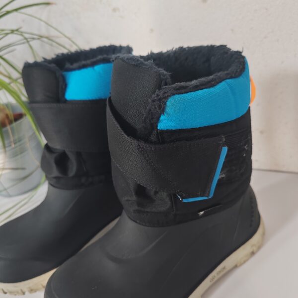 reusecentrum, baterkaren, Decathlon, gumáky, zimná obuv, zateplené, chlapčenské, sneh, nepremokavé, 35
