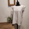 reusecentrum, baterkaren, mohito, bluzka, damska, xl, biela, bezrukavov, elegantna, letna, riasenie