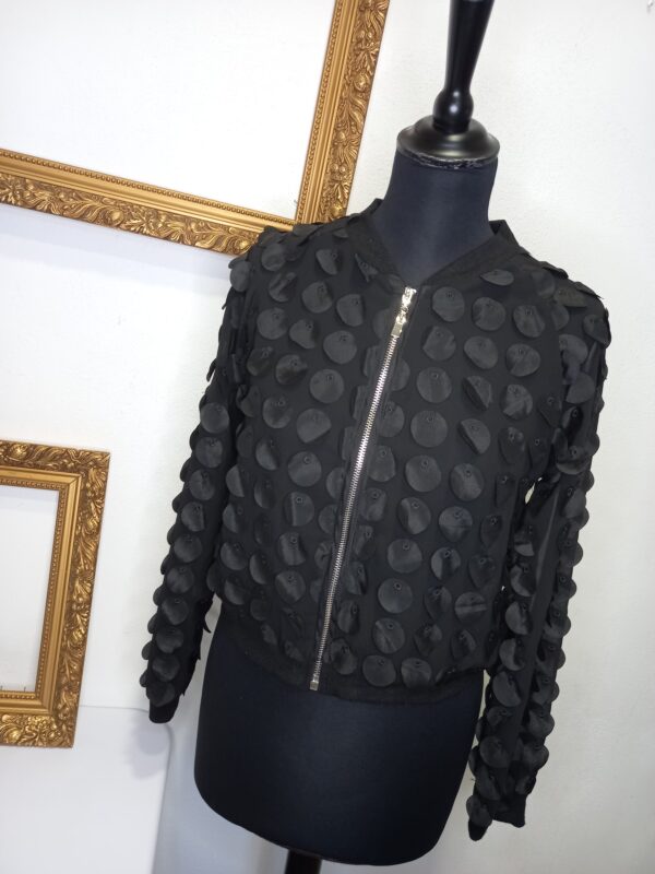 Paccio, dámska mikina, priehľadná mikina, mikina na zips, veľkosť S, voľnočasové oblečenie, štýlová mikina, casual top, pohodlné oblečenie, reusecentrum, baterkaren