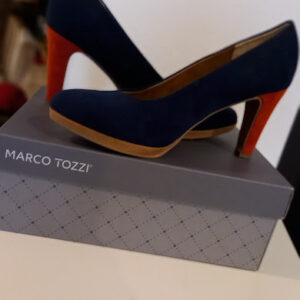 reusecentrum, baterkaren, marcotozzi, lodicky, damske, velkost40, modre, semisove, elegantne, spolocenske, stylove, pohodlne, moda