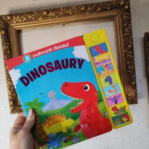 reusecentrum, baterkaren, zvuková kniha, tvrdá kniha, dinosaury, detská kniha, interaktívna kniha, edukačná kniha, hračka pre deti