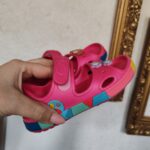reusecentrum, baterkaren, sandale, detske_topanky, ruzove, velkost_26_27, leto, pohodlne, detska_moda, secondhand
