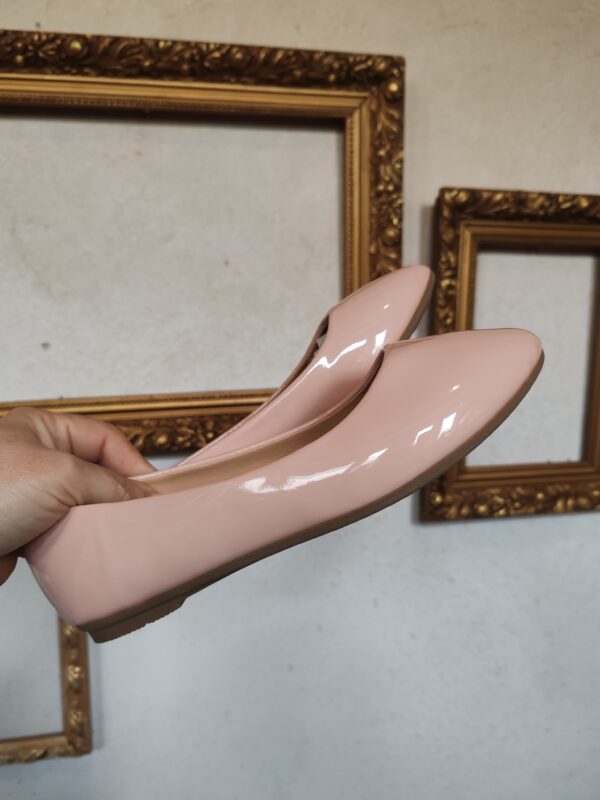reusecentrum, baterkaren, balerinky, damske_topanky, nude, lakovane, elegantne, velkost38, secondhand