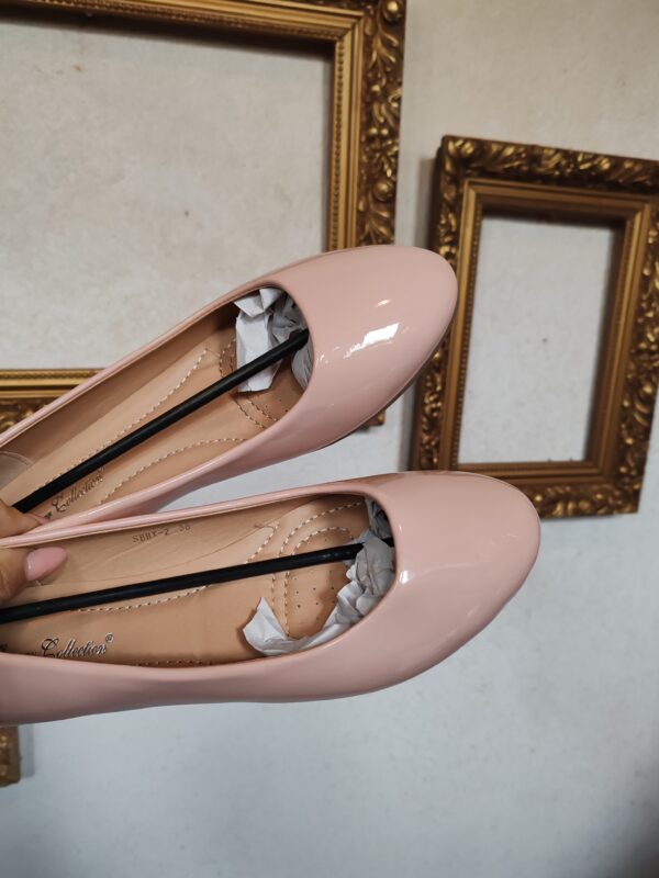 reusecentrum, baterkaren, balerinky, damske_topanky, nude, lakovane, elegantne, velkost38, secondhand