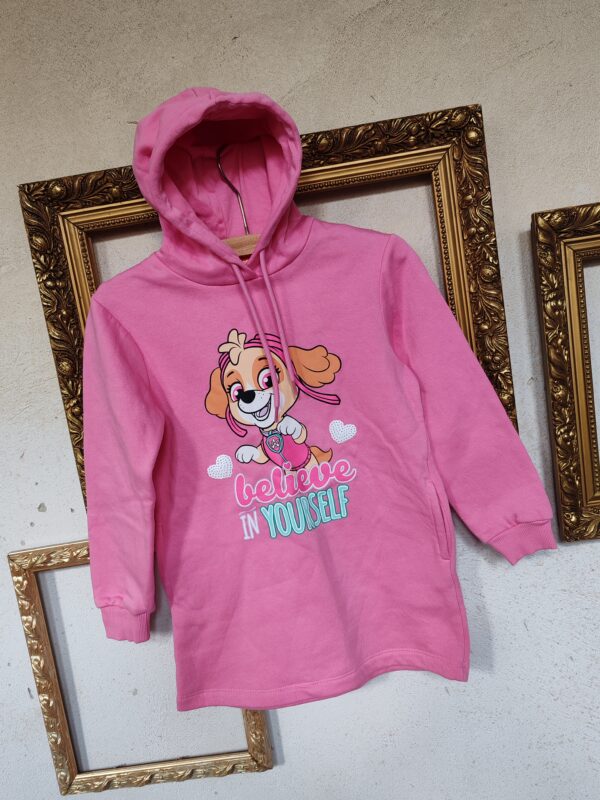 reusecentrum, baterkaren, detskeoblecenie, mikina, pawpatrol, ruzova, dievca, velkost98, velkost104, detskamikina, secondhand, udrzatelna_moda