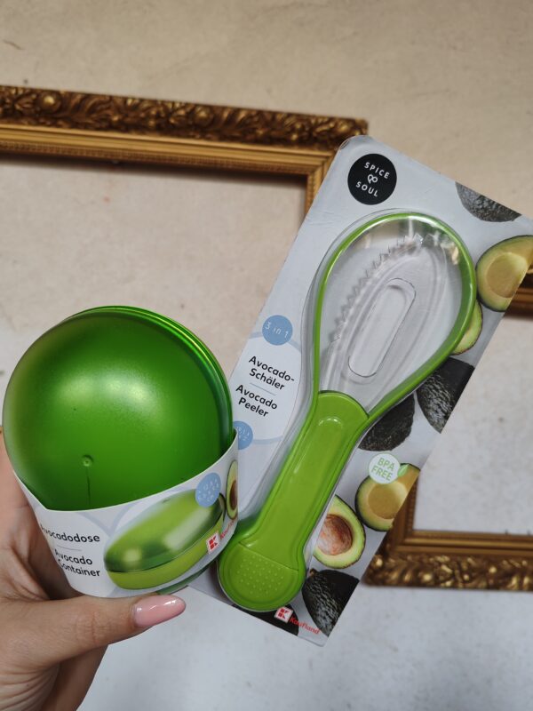 reusecentrum, baterkaren, kuchyna, avocado, skrabka, doza, skladovanie, kuchynske_potreby, prakticke, zero_waste, secondhand