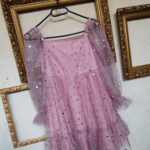 reusecentrum, baterkaren, shein, dievcenske_saty, velkost_152, ruzove, tylove, trblietave, party, secondhand
