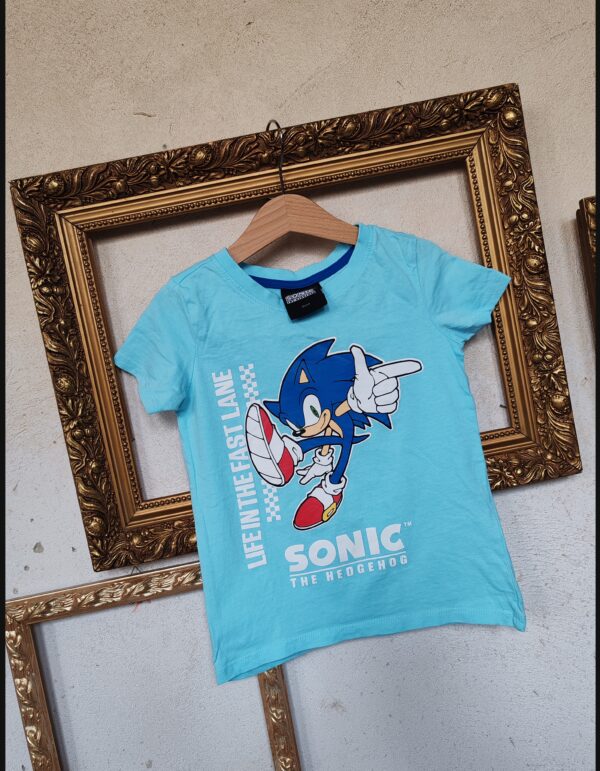 Sonic The Hedgehog tričko, veľ. cca 116–122